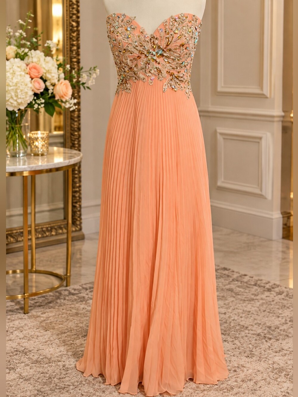 NWT Tony Bowls La Gala Evening Prom Gown Dress